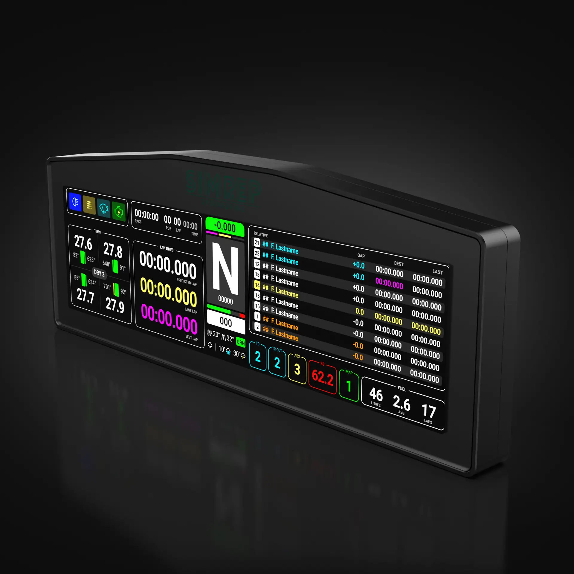 DDUXX1 Sim Dashboard – SimRep Engineering